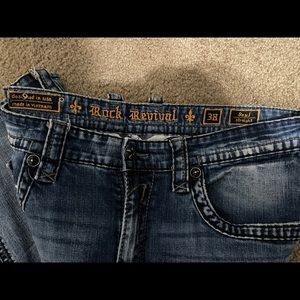 Rock Revival Jeans ‘Saul’ Straight Leg W38 L32